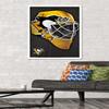 Trends International NHL Pittsburgh Penguins - Mask 16 Wall Poster, 22.375" x 34", White Framed Version view 2