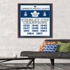Trends International NHL Toronto Maple Leafs - Champions 16 Wall Poster, 22.375" x 34", Mahogany Framed Version view 2