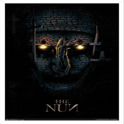 Trends International The Nun - One Sheet Wall Poster, 22.375" x 34", White Framed Version