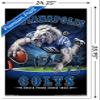 Trends International NFL Indianapolis Colts - End Zone 17 Wall Poster, 22.375" x 34", White Framed Version view 3