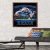 Trends International NFL Indianapolis Colts - End Zone 17 Wall Poster, 22.375" x 34", Mahogany Framed Version view 2