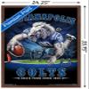Trends International NFL Indianapolis Colts - End Zone 17 Wall Poster, 22.375" x 34", Mahogany Framed Version view 3