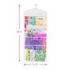 Primode Gift Bag and Tissue Paper Storage, Hanging Organizer with Multiple Front and Back Pockets Double Sided, Organize Gift Wrap and Paper Bags 38 x 16 Inch (White) view 4
