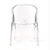 Commercial Seating Products Polycarbonate Genoa Chairs, Clear view 3