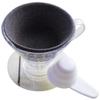 Yamashita Kogei 453301 Coffee Filter, Gray, Main Unit Diameter 4.4 x Height 2.4 inches (11.2 x 6 cm), Dripper W 5.5 x D 4.5 x H 4.1 inches (14 x 11.5 x 10.5 cm), Made in Japan, Ceramitsuk Filter Set view 1
