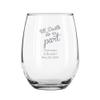 48 Pack Til Death Do Us Part Silver Stemless 9 oz Wine Glass view 1