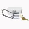 YOUHO Standard Wraparound Faucet Lock, Key Lock Draft Beer Faucet Lock for Perlick 308-40C, Chrome, Beige1 view 2