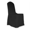 1/10/60pcs Polyester Banquet Chair Covers Linen Dinning Chair slipcover for Wedding Party Event Catering (10, Black) view 1