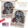 Ornament Collection HP191026-BOAE Day of The Dead Fall Halloween Impressions Decorative Vertical 28" x 40" Double Sided 2 pcs House Flags Pack view 3