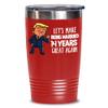14th Anniversary Trump Tumbler Funny Fourteenth Year Married Ivory Celebration Coffee Mug For Wife or Husband view 2