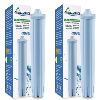 2-Pack Spring Source CMF001 Coffee Machine Water Filter Replacement For Jura Clearyl Blue 71445, 67879, ENA3, ENA5, J6, J9, J95