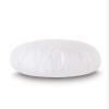 13Dx3 Hypoallergenic Fluffy Faux Down Poly Round Pillow Insert, 100% Cambric Cotton Shell, Never Vacuum-Packed,Made in USA view 4