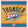 Trends International NBA Oklahoma City Thunder - Logo 14 Wall Poster, 22.375" x 34", White Framed Version view 1