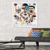 Trends International NBA Golden State Warriors - Stephen Curry 16 Wall Poster, 22.375" x 34", White Framed Version view 2
