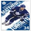Trends International NHL Toronto Maple Leafs - Austin Matthews 16 Wall Poster, 22.375" x 34", White Framed Version view 1