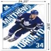 Trends International NHL Toronto Maple Leafs - Austin Matthews 16 Wall Poster, 22.375" x 34", White Framed Version view 3