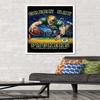 Trends International NFL Green Bay Packers - End Zone 17 Wall Poster, 22.375" x 34", White Framed Version view 2