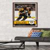 Trends International NHL Pittsburgh Penguins - Evgeni Malkin 16 Wall Poster, 22.375" x 34", Mahogany Framed Version view 2
