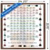 Trends International Guitar Chords II - Learn to Play Guitar Wall Poster, 22.375" x 34", Mahogany Framed Version view 3
