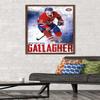 NHL Montreal Canadiens - Brendan Gallagher 18 Wall Poster, 34L" x 22.4W", Mahogany Framed Version view 2