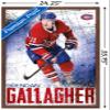 NHL Montreal Canadiens - Brendan Gallagher 18 Wall Poster, 34L" x 22.4W", Mahogany Framed Version view 3
