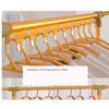 Drying Rack Floor Retractable Belt Pulley Double Pole Indoor Balcony Hanger (Color : Gold-1) view 3