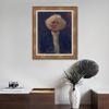 INVIN ART Framed Canvas Art Giclee Print Study of The Head of a Blind Man by Gustav Klimt Wall Art Living Room Home Office Decorations(Embossed gold frame with Liner,20"x24") view 2