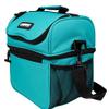 Patriot Coolers Duo Lunch Bag - 15 Can Lunch Cooler With Dual Compartments And Convenient Carry Strap (Aquamarine) view 2