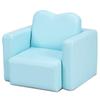 TimmyHouse Blue Multi Functional Kids Toddler Armchair Sofa Chair Table Set Furniture 2in1 view 1