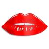 4ArtWorks - Gloss Lips 3D Wall Art - Ready to Hang Acrylic Wall Decorations for Bedrooms, Dorms, Living Rooms & More - Hand Assembled & Made in The USA - Modern Home Decor (19" W x 10" T, Red) view 2