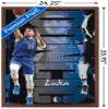 Trends International NBA Dallas Mavericks - Luka Doncic 19 Wall Poster, 22.375" x 34", Mahogany Framed Version view 3