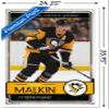 Trends International NHL Pittsburgh Penguins - Evgeni Malkin 16 Wall Poster, 22.375" x 34", White Framed Version view 3