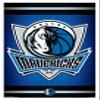 Trends International NBA Dallas Mavericks - Logo 14 Wall Poster, 22.375" x 34", White Framed Version view 1