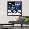 Trends International NHL Toronto Maple Leafs - Auston Matthews 17 Wall Poster, 34L x 22.4W, Mahogany Framed Version view 2