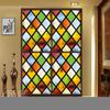 XXRBB Frosted Stained Glass Window Film,Bathroom Sticker Opaque Privacy Self-Adhesive Glass Film,for Livingroom Kitchen Rental Apartment,80x700cm(31x276inch) view 3