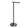 Gatco 1437MX Latitude II Freestanding Toilet Paper Holder Stand, Weighted Base, 22.25-Inch H, Matte Black view 1