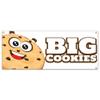 Big Cookies 48" Banner Concession Stand Food Truck Single Sided view 1