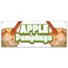 SignMission Apple Dumplings 48" Banner Concession Stand Food Truck Single Sided view 1