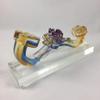 Amore Jewell Auspicious Riches & Honour Ru-Yi, Colored Glaze Glass (Liuli Crystal Glass) view 2