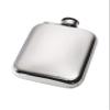 6oz Pewter Cushion Pocket Flask with Captive Top (Customized) view 2