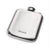 6oz Pewter Cushion Pocket Flask with Captive Top (Customized) view 3
