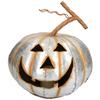 AB Tools Silver Pumpkin Jack O Lantern Halloween Light Up Candle Metal Decoration Garden view 1