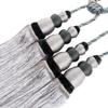1 Pair Creative Double Balls Tassels Curtain Tiebacks Curtain Buckle Holder Tieback Curtain Tassel Holdbacks (Gray) view 1