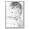 ArtToFrames 27x40 Inch Silver Picture Frame, This 2.00 Inch Custom MDF Poster Frame is Stainless Steel, Great for Your Art or Photos - Comes with Economy Acrylic view 2