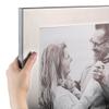 ArtToFrames 30x32 Inch Silver Picture Frame, This 2.00 Inch Custom MDF Poster Frame is Stainless Steel, Great for Your Art or Photos - Comes with Economy Acrylic view 1