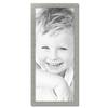 ArtToFrames 19x45 Inch Silver Picture Frame, This 2.00 Inch Custom MDF Poster Frame is Metallic Deco Silver, Great for Your Art or Photos - Comes with Economy Acrylic view 2