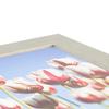ArtToFrames 19x45 Inch Silver Picture Frame, This 2.00 Inch Custom MDF Poster Frame is Metallic Deco Silver, Great for Your Art or Photos - Comes with Economy Acrylic view 3