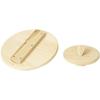 Lehman's Wooden Cover Lid for Pickling and Fermentation Crocks, Pickle and Ferment Your Own Sauerkraut, Pickles and Vegetables, 3 gal, 11.13 in diameter view 1