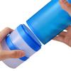 Hydro2Go 2pc Protein Jars with Pill Tray, Replacement Storage Container for 16oz Shaker Bottle with Twist & Lock on System. Perfect for Powders, Supplements in Sports Activities (blue) view 3