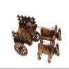 Aakrati Open Bullock Cart Brass Decorative Metal Showpiece view 3